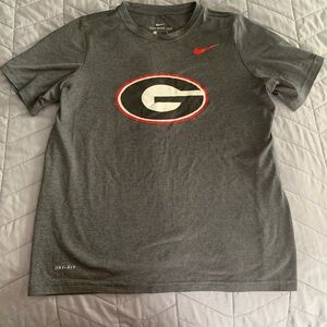 Nike Gray Georgia University Dri-FIT T-Shirt